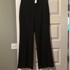 Black wide leg pants